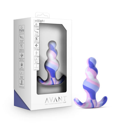 BLUSH - AVANT TWILIGHT SILICONE ANAL PLUG BLUE