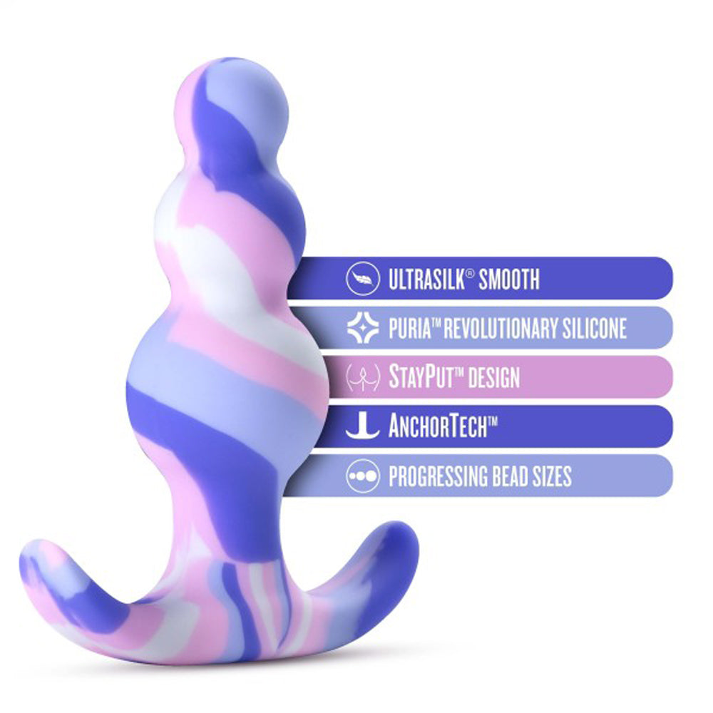 BLUSH - AVANT TWILIGHT SILICONE ANAL PLUG BLUE