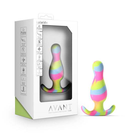 BLUSH - AVANT KALEIDO SILICONE ANAL PLUG LIME