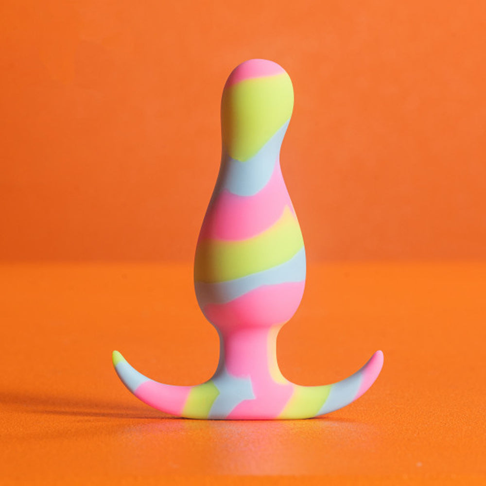 BLUSH - AVANT KALEIDO SILICONE ANAL PLUG LIME