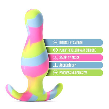 BLUSH - AVANT KALEIDO SILICONE ANAL PLUG LIME