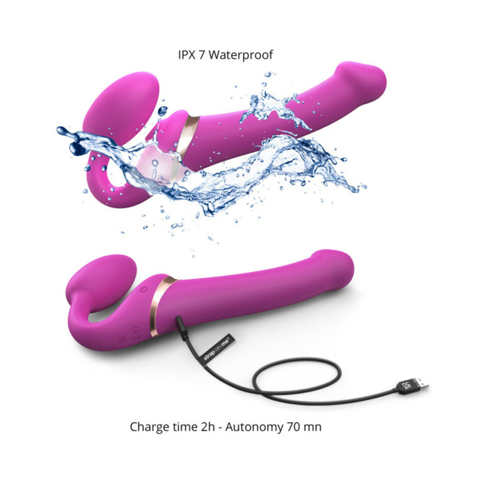 LOVELY PLANET - STRAP ON ME MULTI-ORGASM BENDABLE STRAPLESS STRAP-ON LARGE