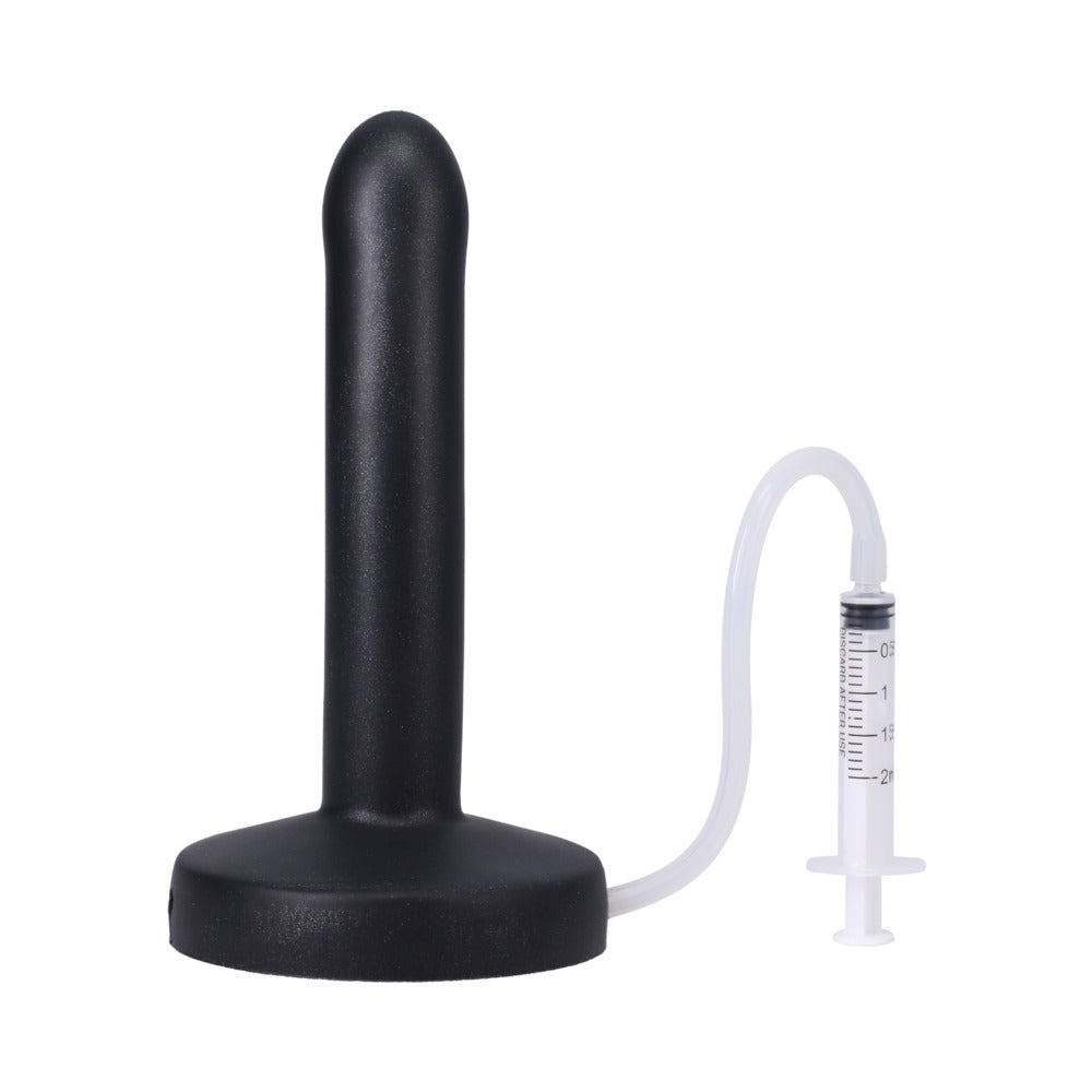TANTUS - POP SLIM SQUIRTING DILDO MIDNIGHT (SACO)