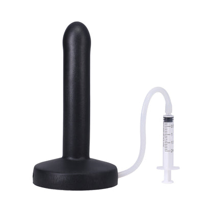 TANTUS - POP SLIM SQUIRTING DILDO MIDNIGHT (SACO)