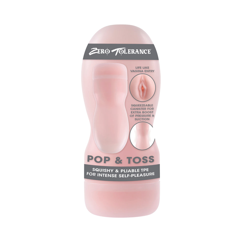 ZERO TOLERANCE - POP & TOSS SQUEEZABLE STROKER