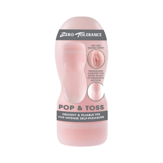 ZERO TOLERANCE - POP & TOSS SQUEEZABLE STROKER