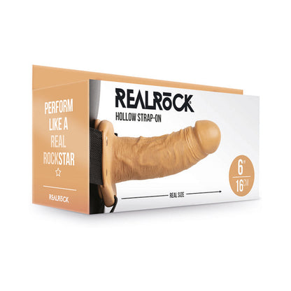 SHOTS - REALROCK REALISTIC 6 IN. HOLLOW STRAP ON