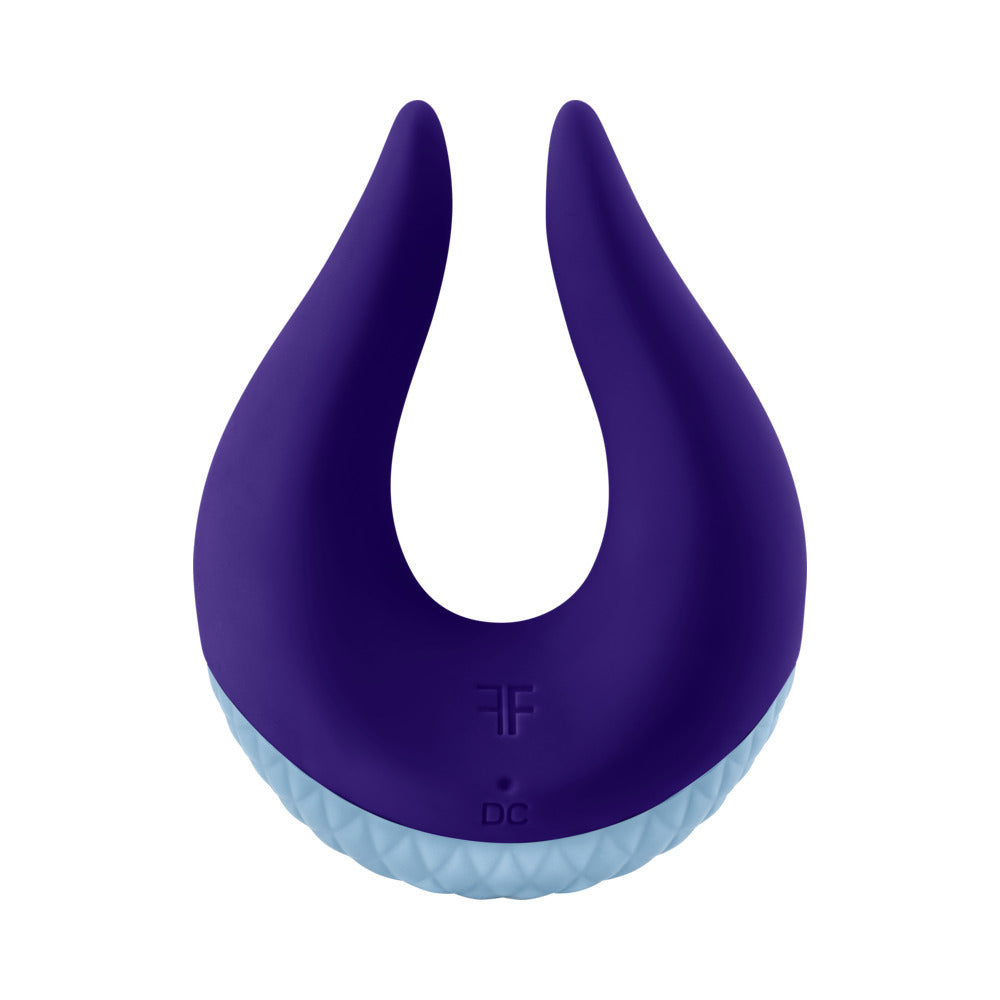 FEMMEFUNN - VOLEA RECHARGEABLE SILICONE FLUTTERING TIP VIBRATOR DARK PURPLE