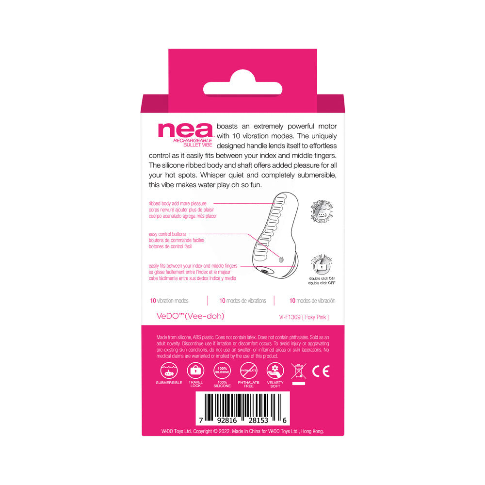 VEDO - NEA RECHARGEABLE FINGER VIBE FOXY PINK