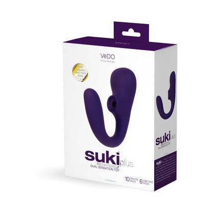 VEDO - SUKI PLUS RECHARGEABLE DUAL SONIC VIBE DEEP PURPLE