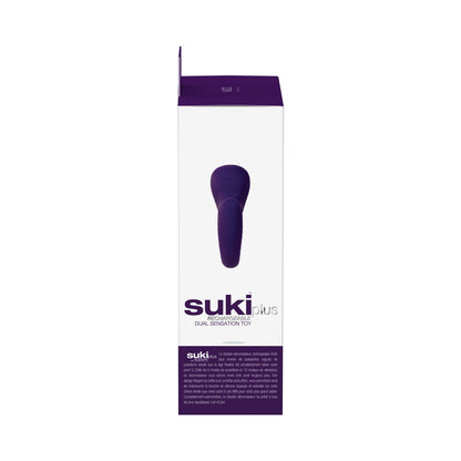 VEDO - SUKI PLUS RECHARGEABLE DUAL SONIC VIBE DEEP PURPLE