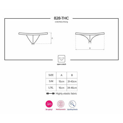 OBSESSIVE - 828-THC-1 TANGA ABIERTO