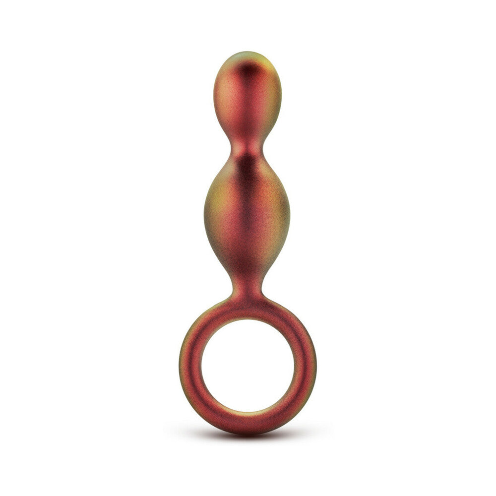 BLUSH - ANAL ADVENTURES MATRIX SILICONE DUO LOOP PLUG COPPER