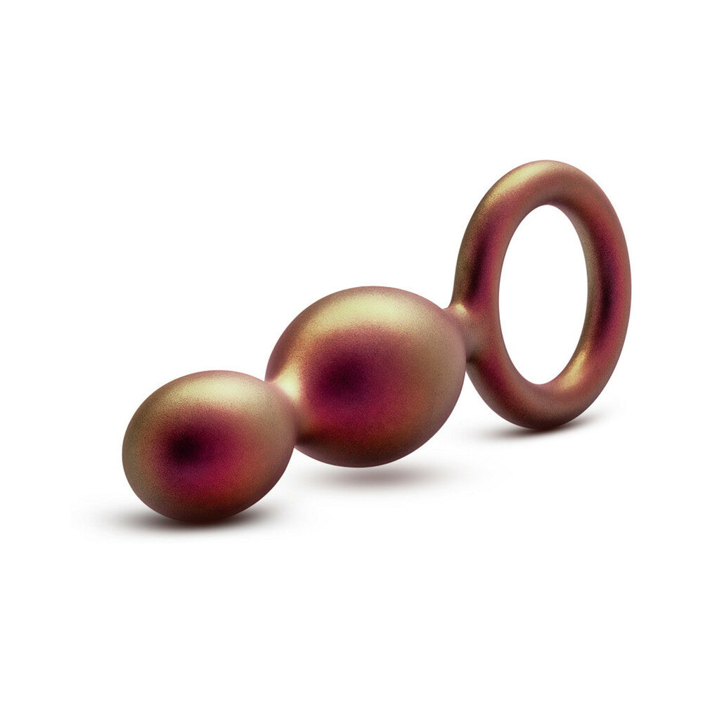 BLUSH - ANAL ADVENTURES MATRIX SILICONE DUO LOOP PLUG COPPER