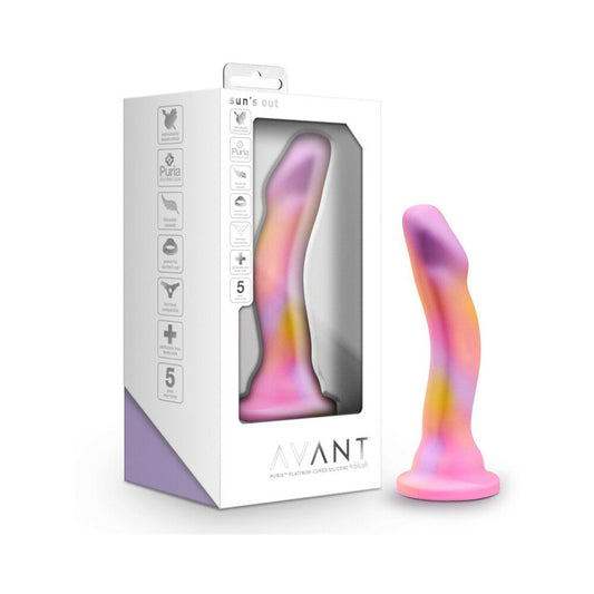 BLUSH - AVANT SUN'S OUT 7.5 IN. SILICONE DILDO PINK