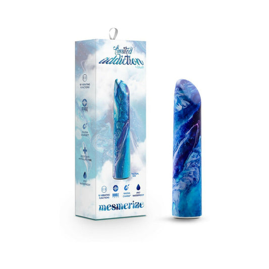 BLUSH - LIMITED ADDICTION MESMERIZE POWER VIBE RECHARGEABLE BULLET AZURE