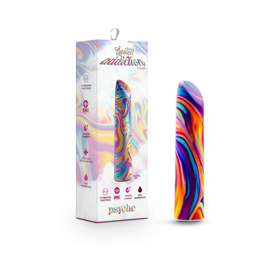 BLUSH - LIMITED ADDICTION PSYCHE POWER VIBE RECHARGEABLE BULLET RAINBOW