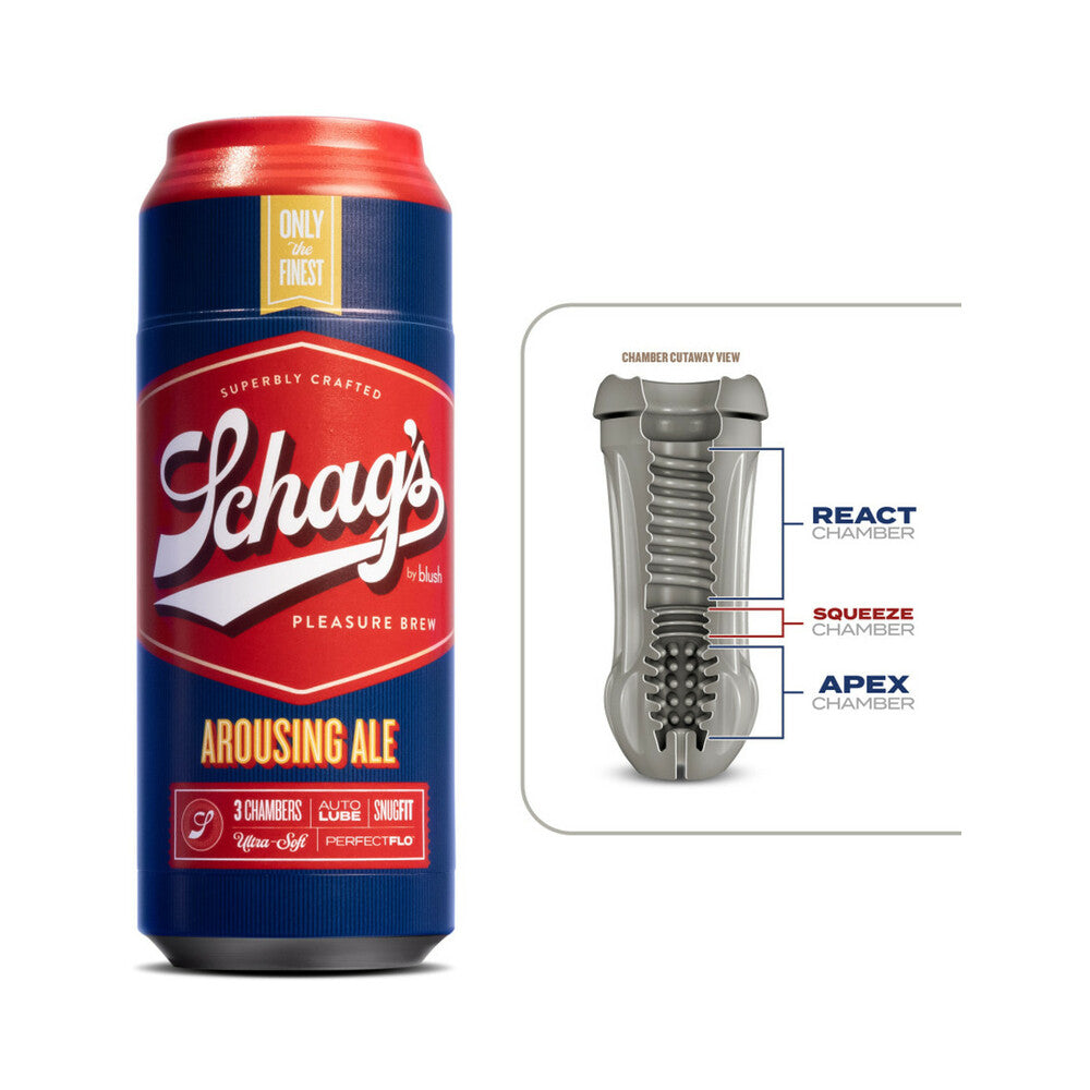 BLUSH - SCHAG'S AROUSING ALE SELF-LUBRICATING STROKER FROSTED