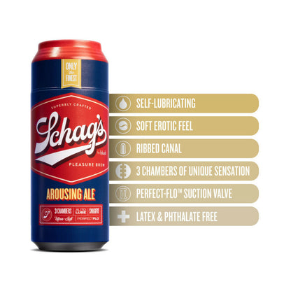 BLUSH - SCHAG'S AROUSING ALE SELF-LUBRICATING STROKER FROSTED