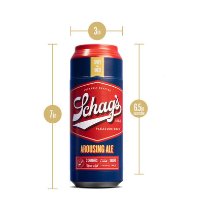 BLUSH - SCHAG'S AROUSING ALE SELF-LUBRICATING STROKER FROSTED