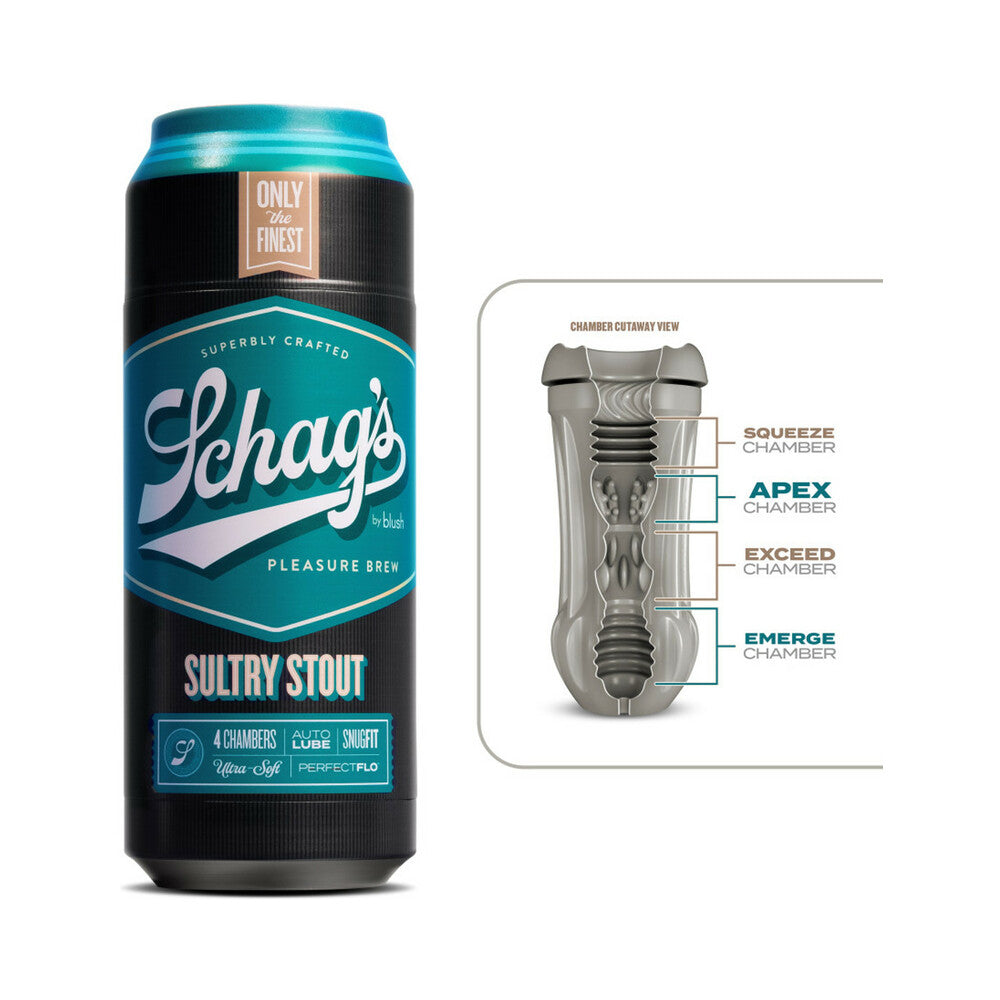 BLUSH - SCHAG'S SULTRY STOUT SELF-LUBRICATING STROKER FROSTED