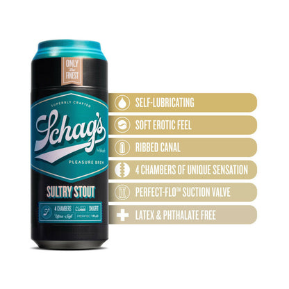 BLUSH - SCHAG'S SULTRY STOUT SELF-LUBRICATING STROKER FROSTED