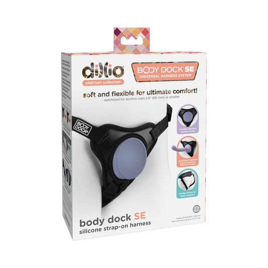 PIPEDREAM - DILLIO PLATINUM COLLECTION BODY DOCK SE UNIVERSAL HARNESS SYSTEM SILICONE STRAP-ON HARNESS