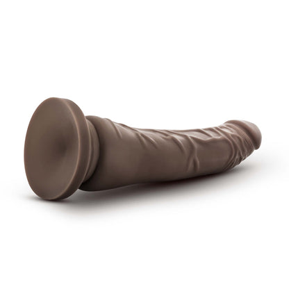 BLUSH - DR. SKIN PLUS REALISTIC 9 IN. TRIPLE DENSITY POSABLE DILDO BROWN