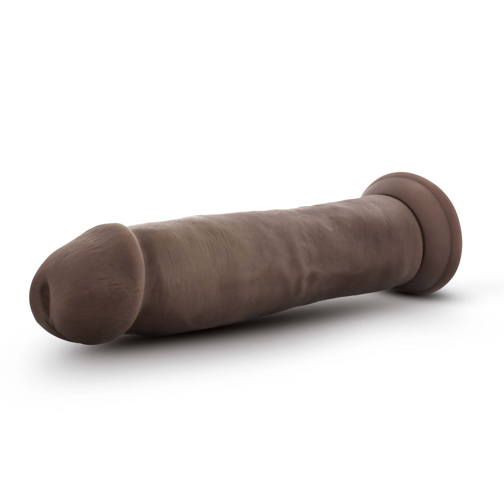 BLUSH - DR. SKIN THICK 9 IN. TRIPLE DENSITY POSABLE DILDO