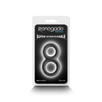 NS NOVELTIES - RENEGADE TWOFOLD DUAL COCK RING