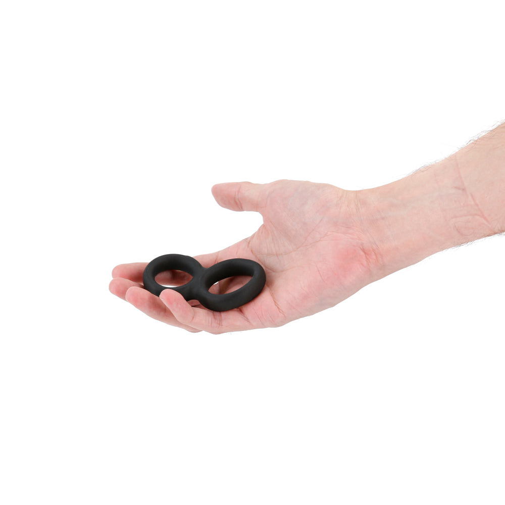 NS NOVELTIES - RENEGADE TWOFOLD DUAL COCK RING