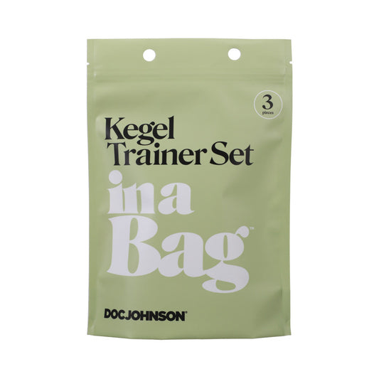 DOC JOHNSON - KEGEL TRAINER SET IN A BAG 3-PIECE SILICONE PINK