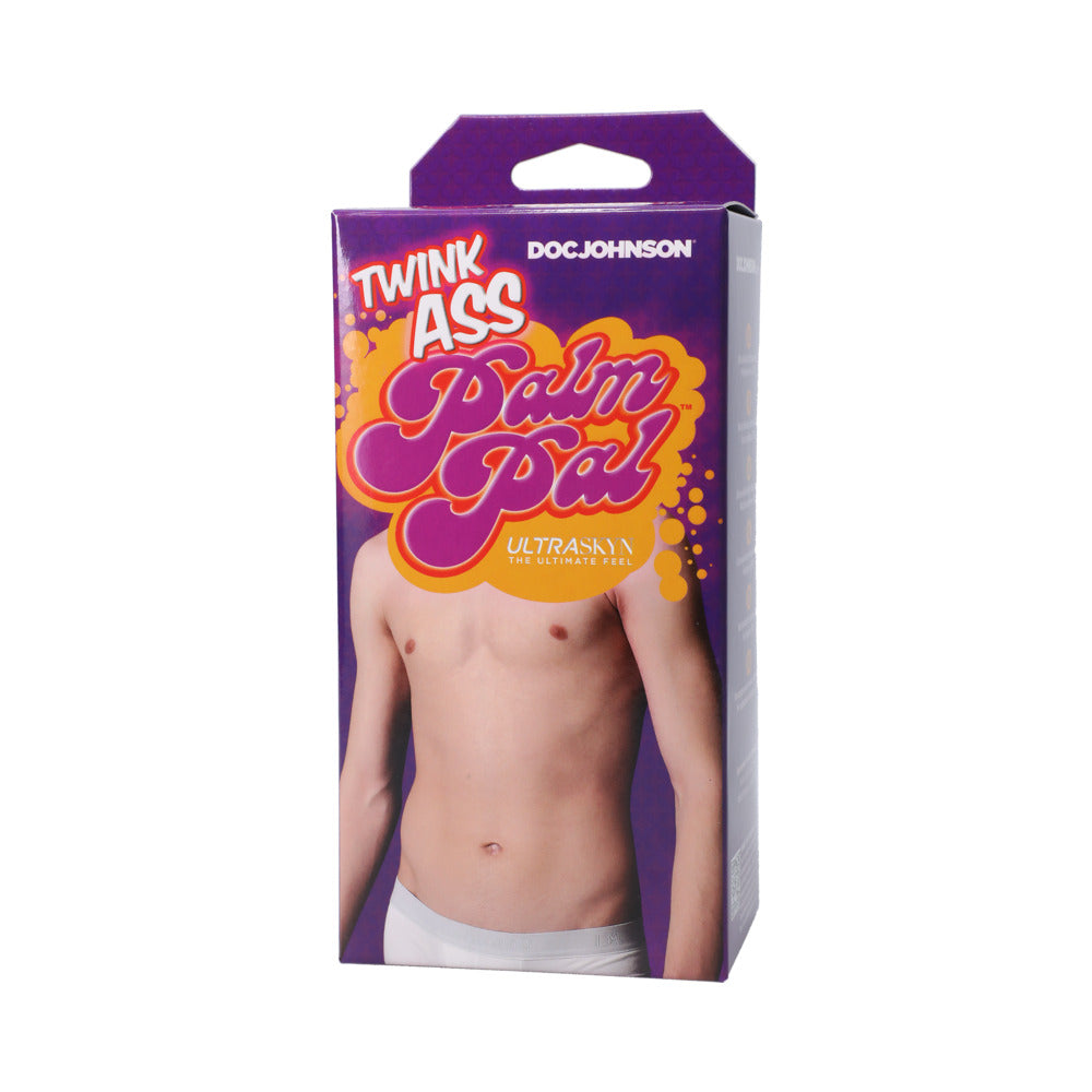 DOC JOHNSON - PALM PAL TWINK ULTRASKYN ANAL STROKER VANILLA