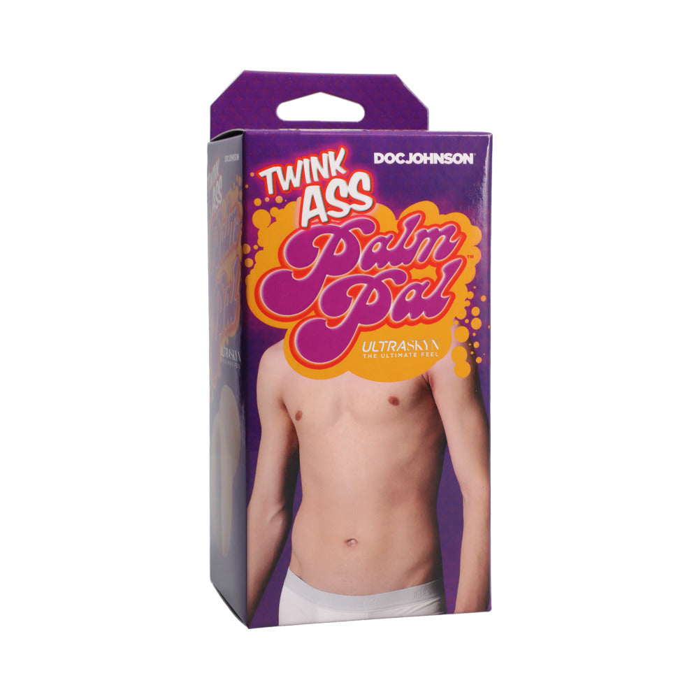 DOC JOHNSON - PALM PAL TWINK ULTRASKYN ANAL STROKER VANILLA