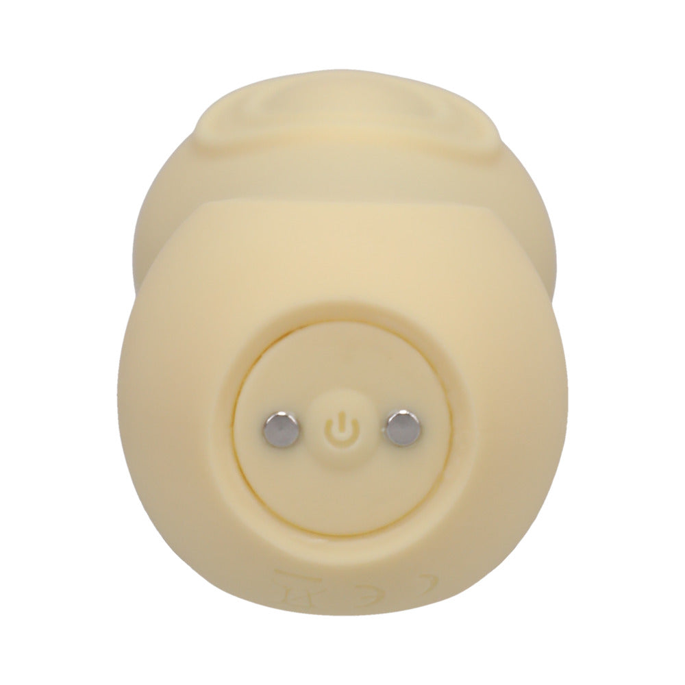 DOC JOHNSON - RITUAL SOL RECHARGEABLE SILICONE PULSATING VIBRATOR YELLOW