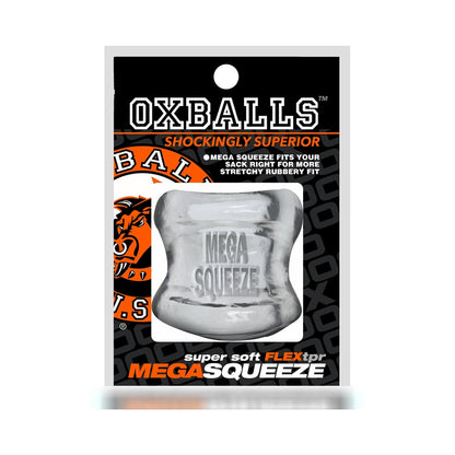 OXBALLS - MEGA SQUEEZE ERGOFIT BALLSTRETCHER CLEAR