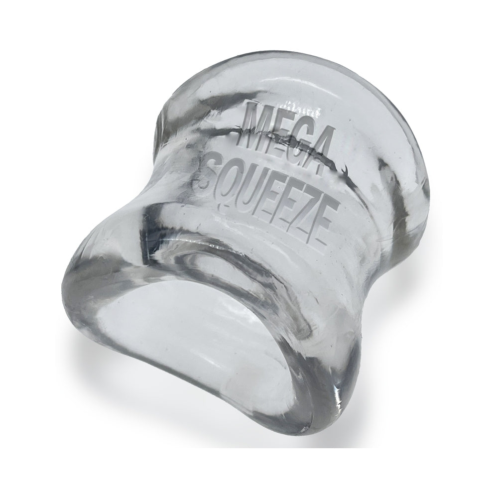 OXBALLS - MEGA SQUEEZE ERGOFIT BALLSTRETCHER CLEAR