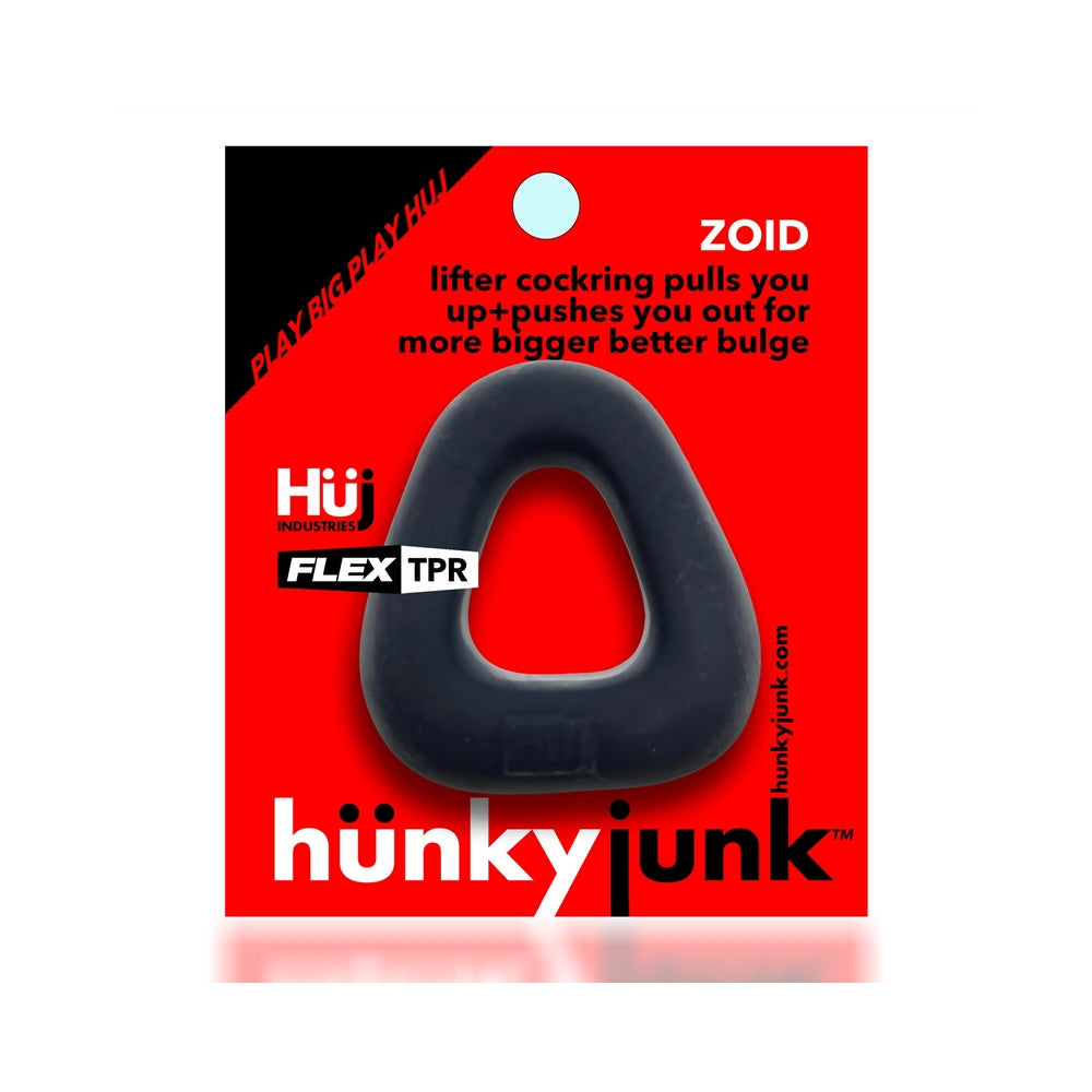 OXBALLS - HUNKYJUNK ZOID TRAPEZOID LIFTER COCK RING TAR ICE