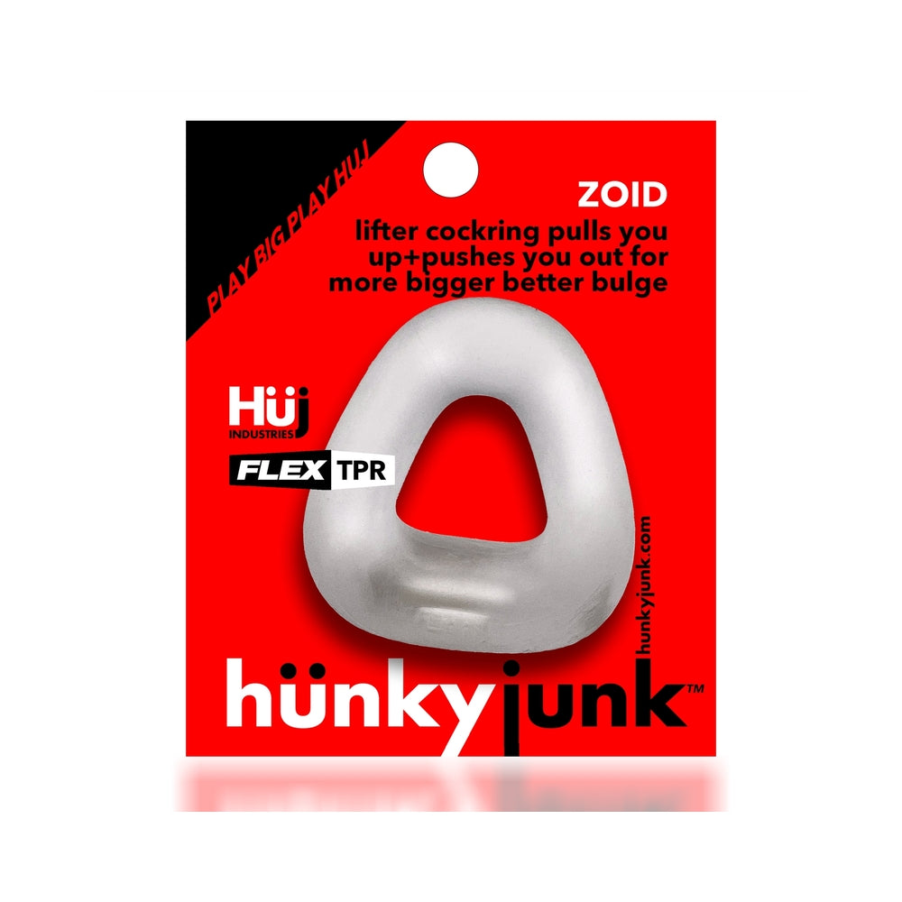OXBALLS - HUNKYJUNK ZOID TRAPEZOID LIFTER COCKRING CLEAR ICE