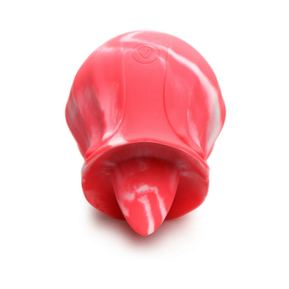 CURVE NOVELTIES - CURVE TOYS GOSSIP CUM INTO BLOOM ROSA RECARREGÁVEL EM SILICONE COM EFEITO DE LAMBEDELA E ROTAÇÃO