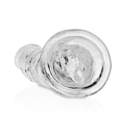 SHOTS - REALROCK CRYSTAL CLEAR SLIM 7 IN. DILDO CLEAR