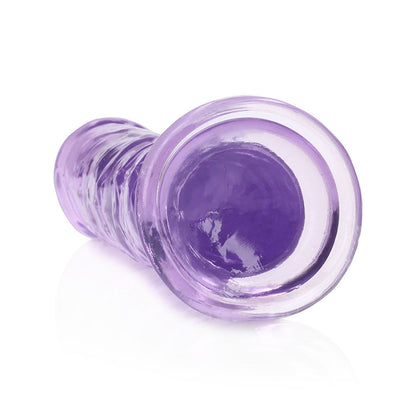 SHOTS - REALROCK CRYSTAL STRAIGHT 7 IN. DILDO WITHOUT BALLS