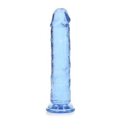SHOTS - REALROCK CRYSTAL STRAIGHT 7 IN. DILDO WITHOUT BALLS