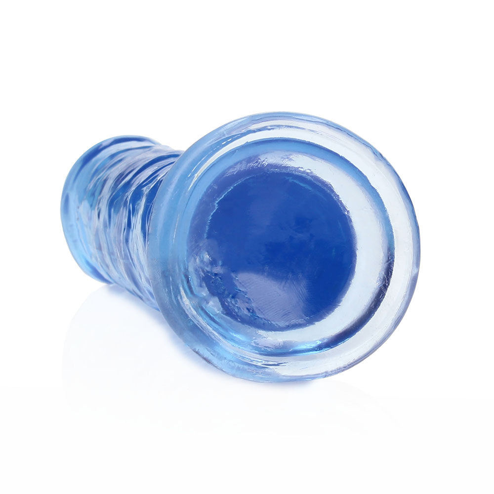 SHOTS - REALROCK CRYSTAL STRAIGHT 7 IN. DILDO WITHOUT BALLS
