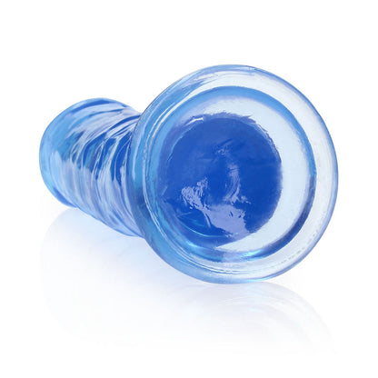 SHOTS - REALROCK CRYSTAL STRAIGHT 8 IN. DILDO WITHOUT BALLS