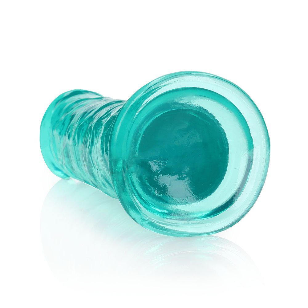 SHOTS - REALROCK CRYSTAL STRAIGHT 7 IN. DILDO WITHOUT BALLS