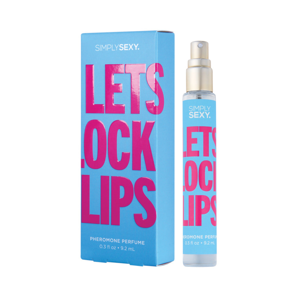 CLASSIC BRANDS - SIMPLY SEXY LET'S LOCK LIPS PHEROMONE INFUSED PERFUME 0.3 OZ.