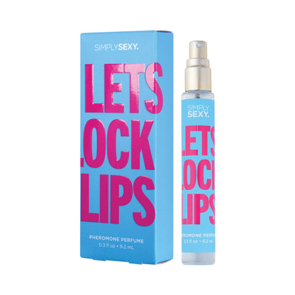 CLASSIC BRANDS - SIMPLY SEXY LET'S LOCK LIPS PHEROMONE INFUSED PERFUME 0.3 OZ.