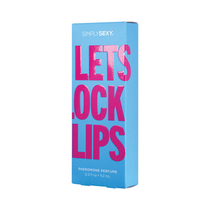 CLASSIC BRANDS - SIMPLY SEXY LET'S LOCK LIPS PHEROMONE INFUSED PERFUME 0.3 OZ.