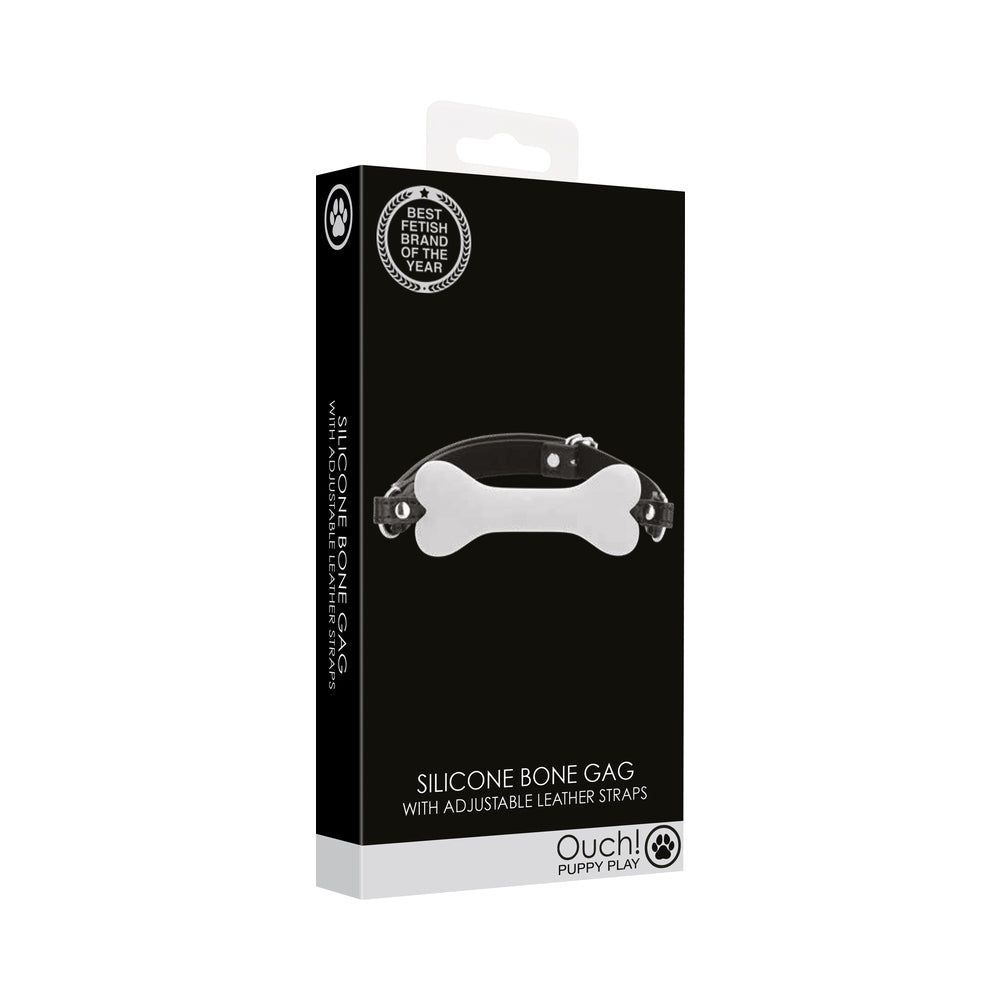 VACUNAS - ¡AUCH! MORDAZA DE HUESO DE SILICONA PARA JUEGOS DE CACHORRO